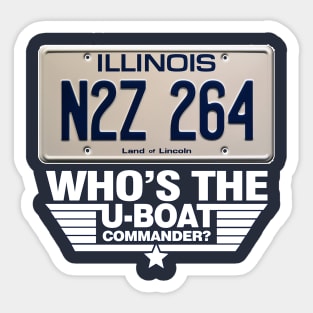 Risky Business/Top Gun Mashup - U-Boat Commander Sticker